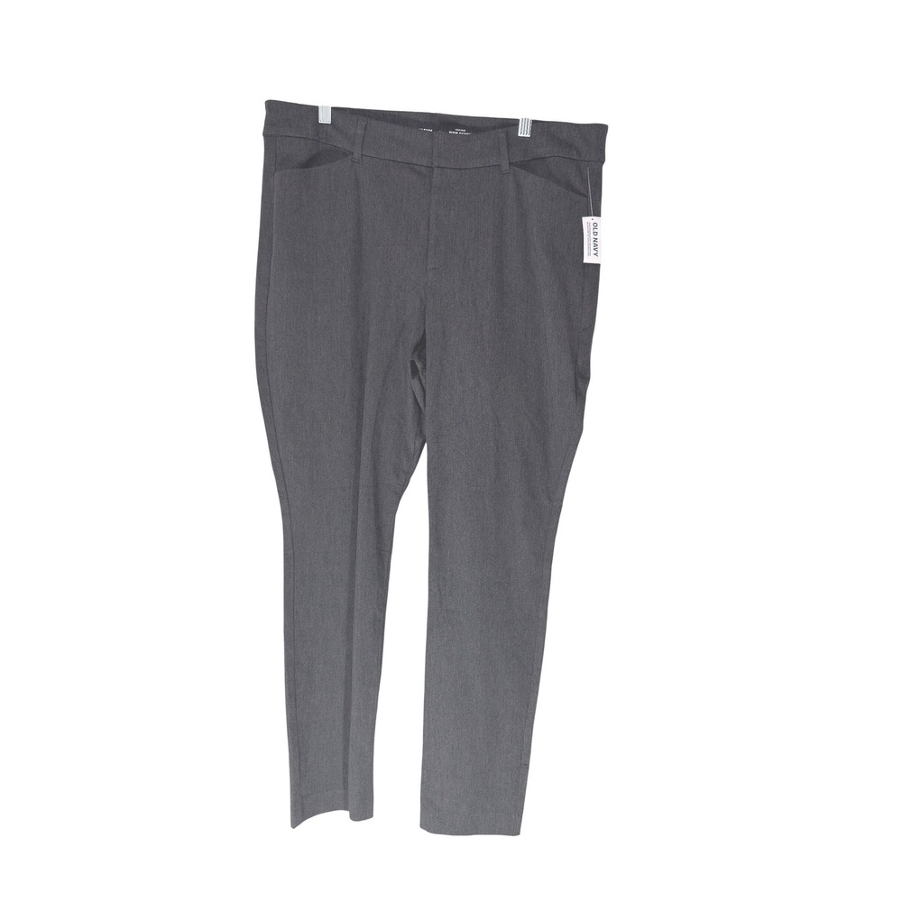 Old Navy Gray Basic Plus Career Office Straight L… - image 1